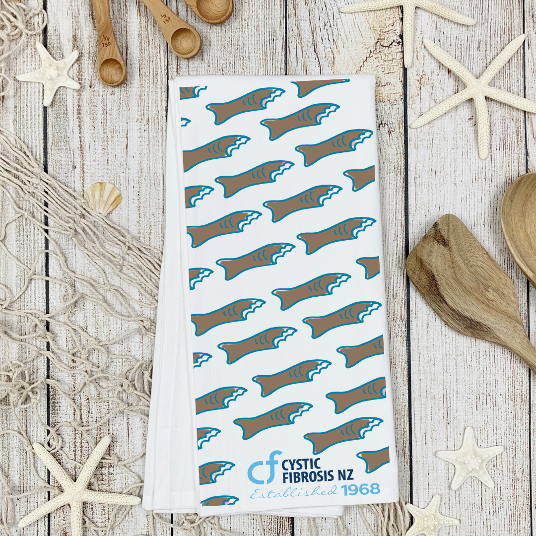 The Chocky Fish Tea Towel