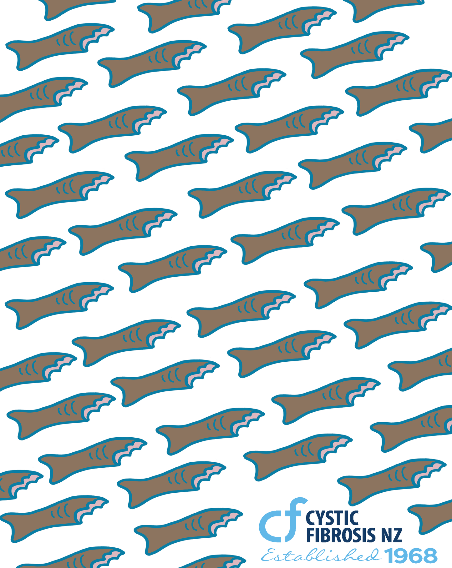 The Chocky Fish Tea Towel