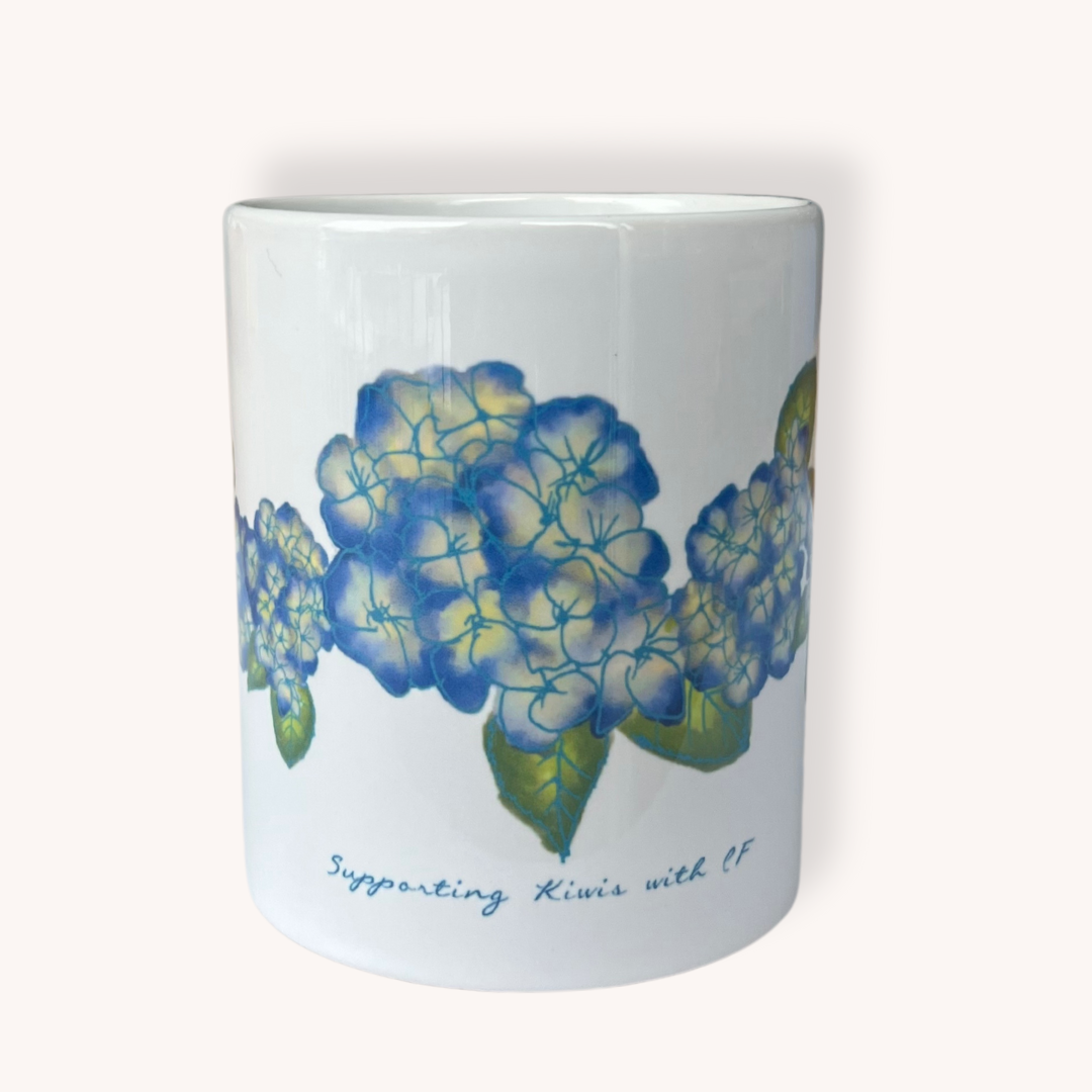 Blue Hydrangea Mug by CFNZ