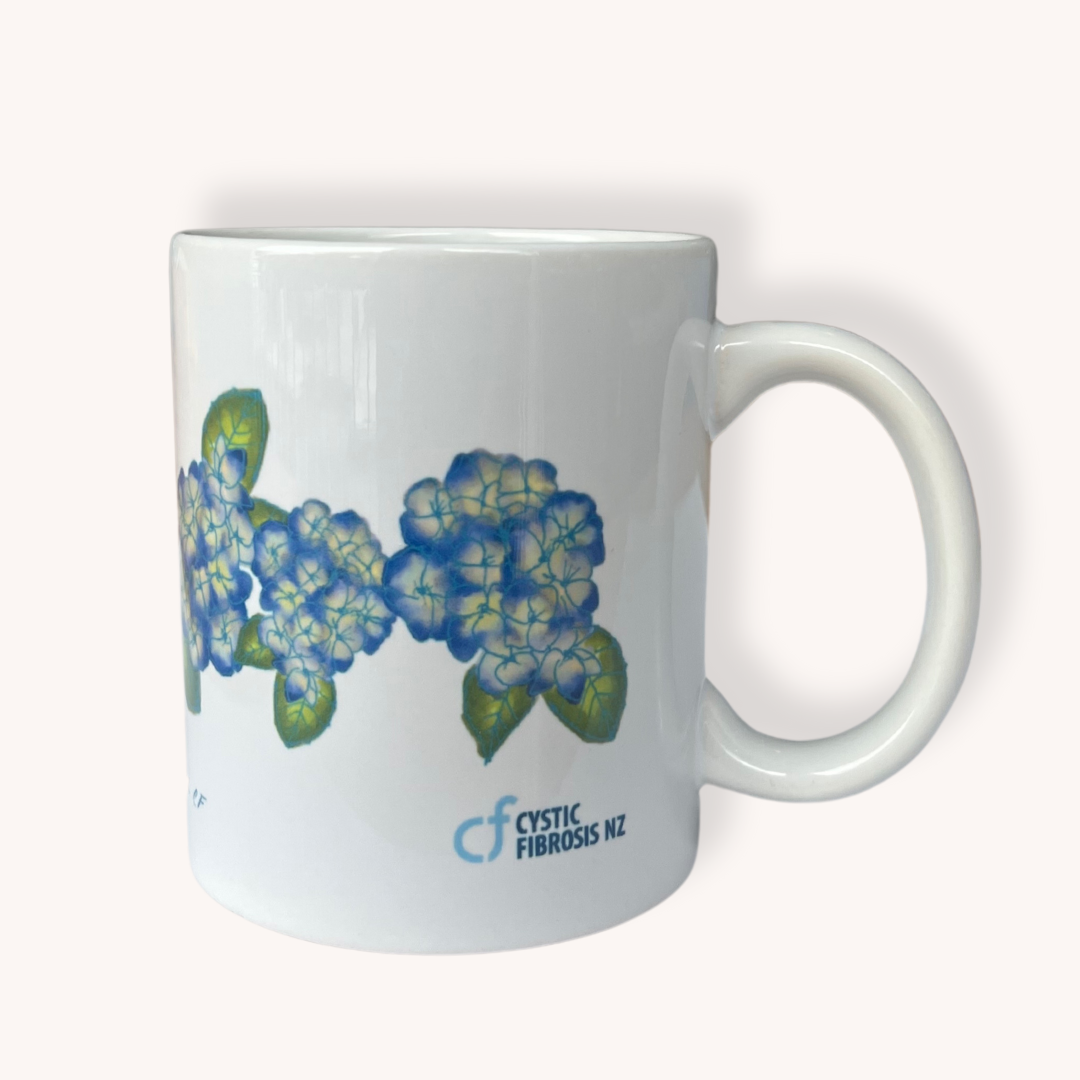 Blue Hydrangea Mug by CFNZ